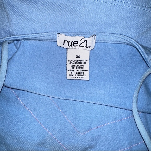 rue21 | Lace Trim Crop Tank Top Cami Bandeau V Neck Spaghetti Straps Y2K 90s - Picture 8 of 11